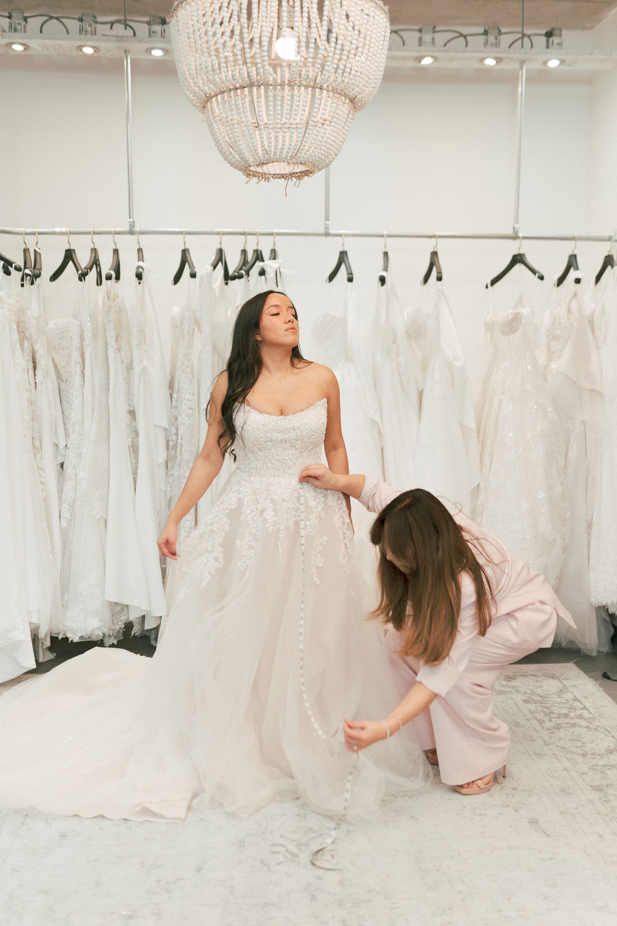 A bride's first fitting at Candè Bridal Boutique